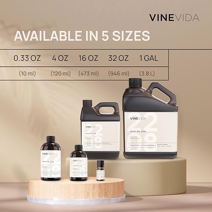 VINEVIDA [4oz] Scent No.1017 Fragrance Oil for Candle Making and Soap Making - Premium Candle Scents for Soy Candles