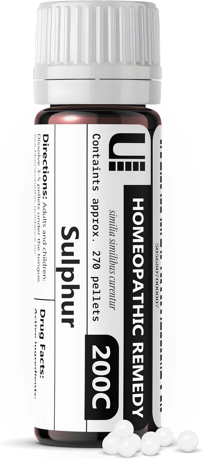 Sulphur 200C Homeopathic Remedy, 270 Pellets