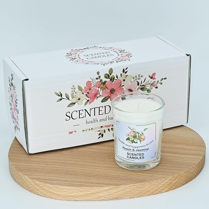 3-Pack Aromatherapy Soy Wax Candles Gift Set, Romantic Home Fragrance, Relaxing Essential Oil Scented Candles for Home, Spa, Yoga, Gifts for Women & Men(3-Pack-Style 1)