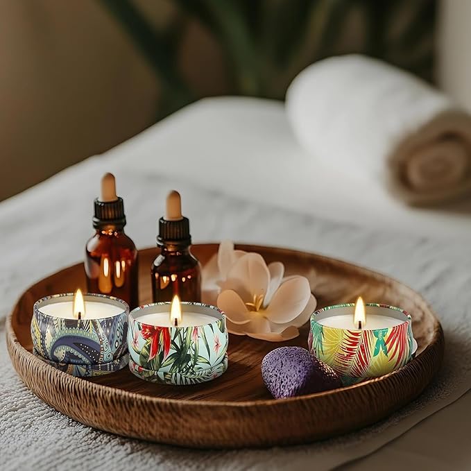 Set 36Pack Scented Candles Gifts Soy Wax Travel Tin Jar Candles for Home 2.5 OZ jar Candles for Mom for Christmas Candles, Birthday, Thanksgiving, Mother's Day,Aromatherapy