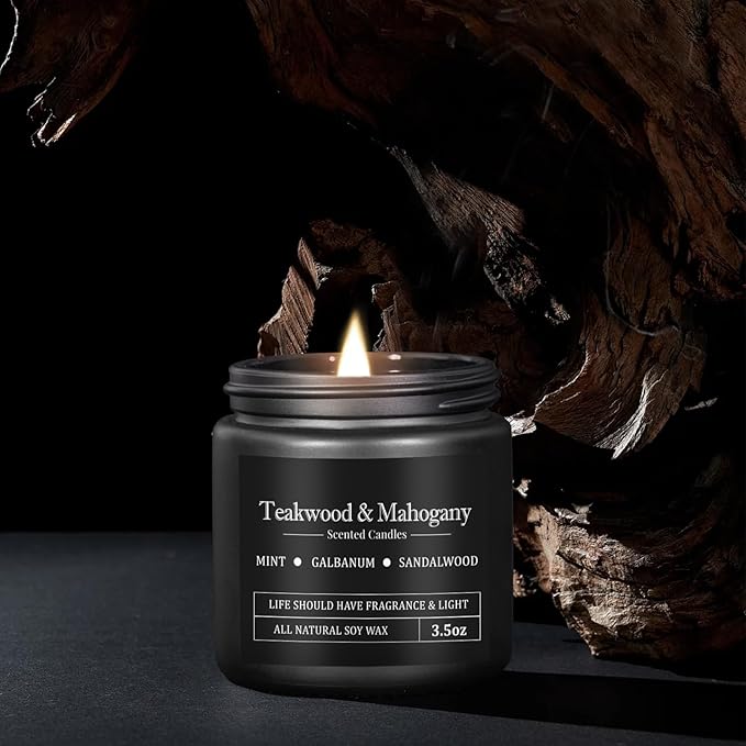 10 Pack Scented Candles for Men, Soy Wax Masculine Candle Gift Set, Aromatherapy Candles for Home, Gifts for Him, Boyfriend, Christmas