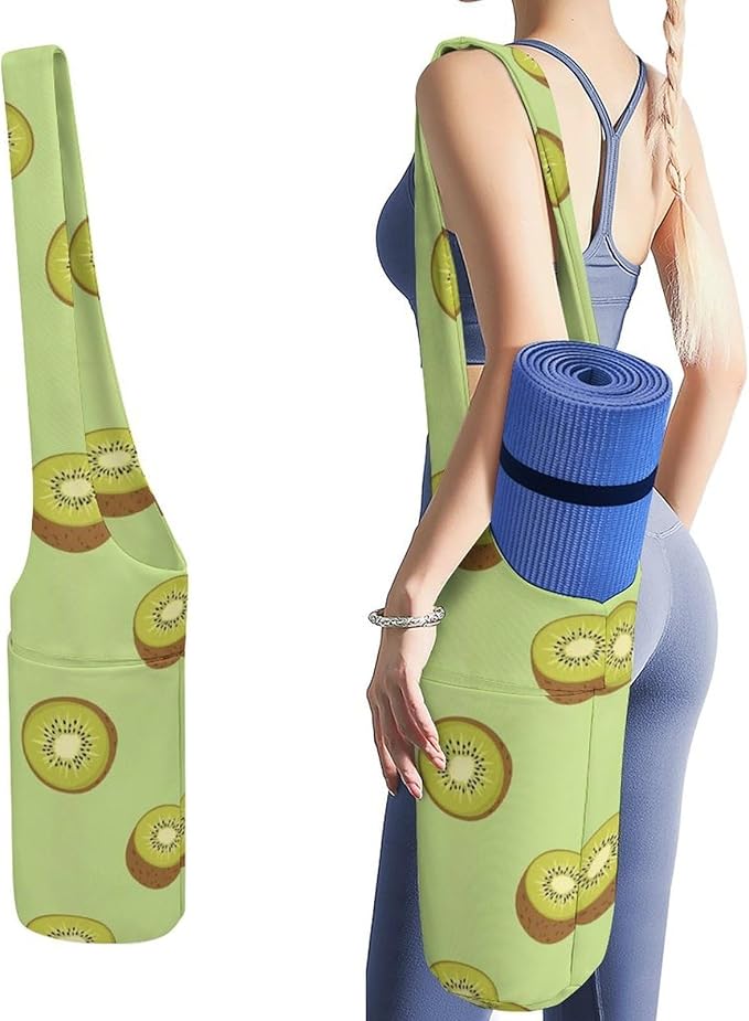 Meaudiwes Large Size Yoga Mat Bag with Long Strap, Yoga Mats Carrier Storage Bag, Exercise Mat Holder Accessories
