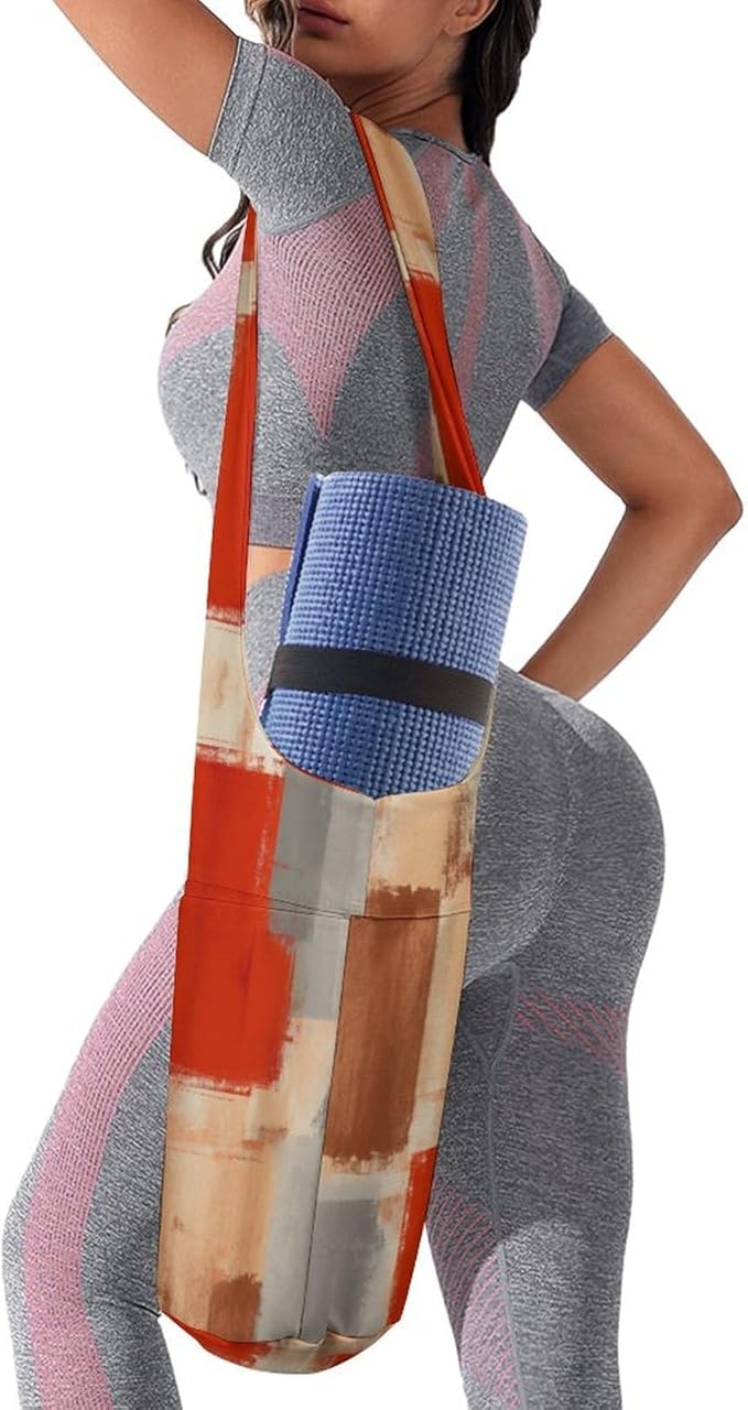 KKdskkds Fantasy Evil EyesYoga Mat Bag Large Opening Long Tote Yoga Mat with Pocket Fit Most Size Mats