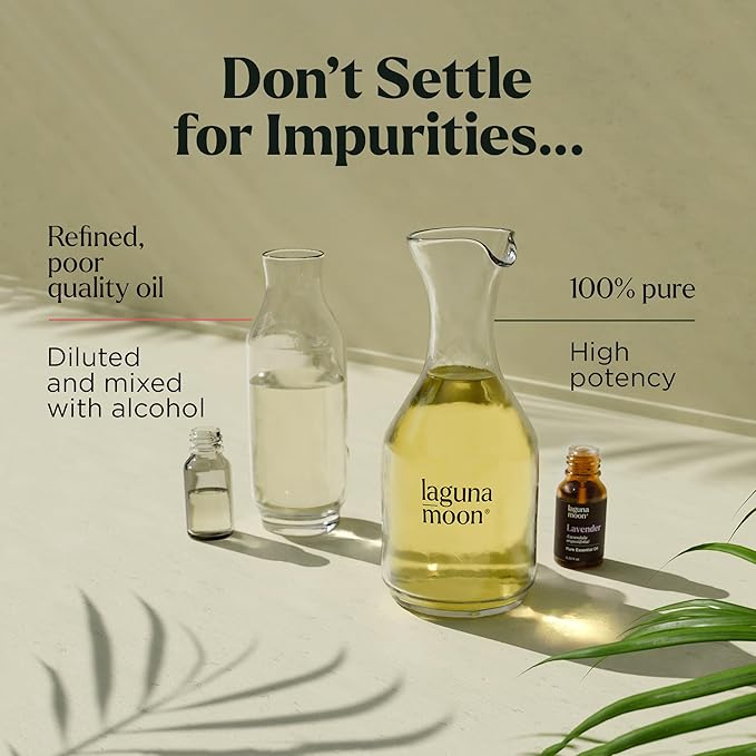 Lagunamoon Essential Oils Set, Top 20 Gift Set Oils for Diffusers, Humidifiers, Aromatherapy, Candle Making Scents, Cars & Home Products, Peppermint, Tea Tree, Lavender, Eucalyptus, Lemongrass (10mL)