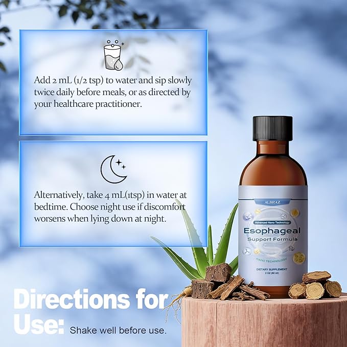 EsoRepair Nano Esophageal Health Supplements for Men & Women - Digestive Comfort, Heartburn Relief & Tissue Healing - Slippery Elm Bark, Zinc L-Carnosine & Aloe Vera Extract - Non-GMO & Dairy Free