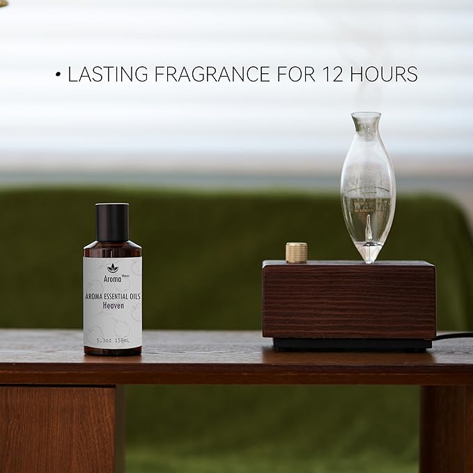 Essential Oil, Heaven Scent - 150ML Luxury Home Aromatherapy Diffuser Oil - Bergamot, Apple, Peach, Musk