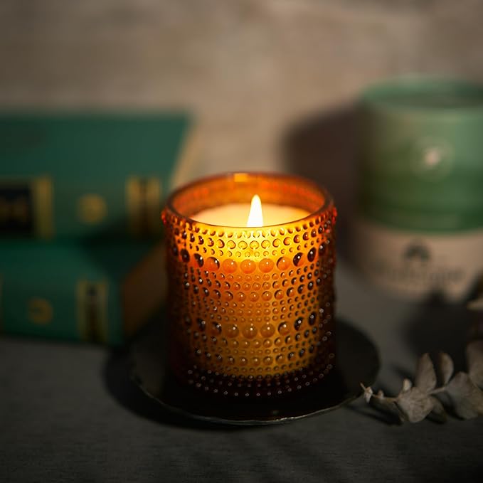 Bluecorn Aromática Scented Candle, Artemisa Fragrance with Clary Sage, Cardamom & Cedarwood, Vegan Coconut Wax Candle, Long Lasting Candle for Home Decor, Gifts for Women & Men, American Made, 6 Oz