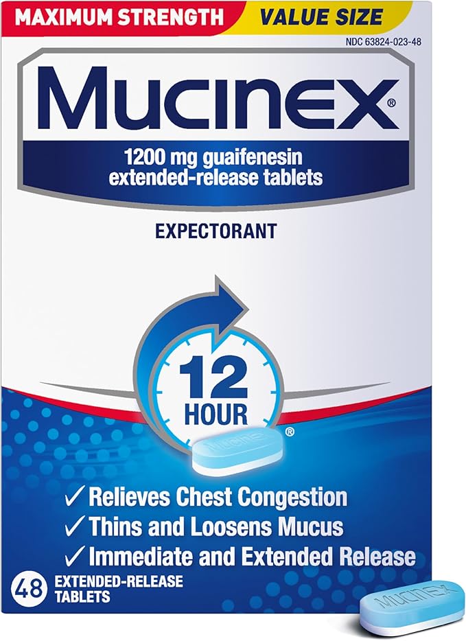 Mucinex Max Strength SE Tablets, 48-Count