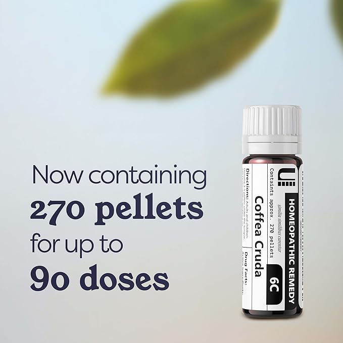 Coffea Cruda 6C Homeopathic Remedy, 270 Pellets