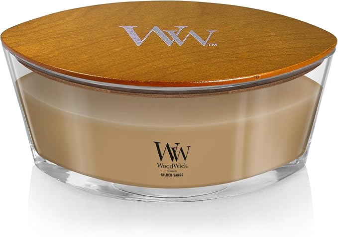WoodWick Gilded Sands Ellipse Candle