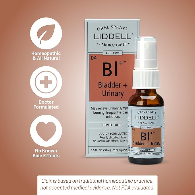 Liddell Homeopathic Bladder and Urinary Spray, 1 Fluid Ounce