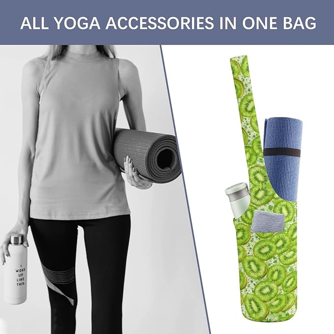 KKdskkds Fantasy Evil EyesYoga Mat Bag Large Opening Long Tote Yoga Mat with Pocket Fit Most Size Mats