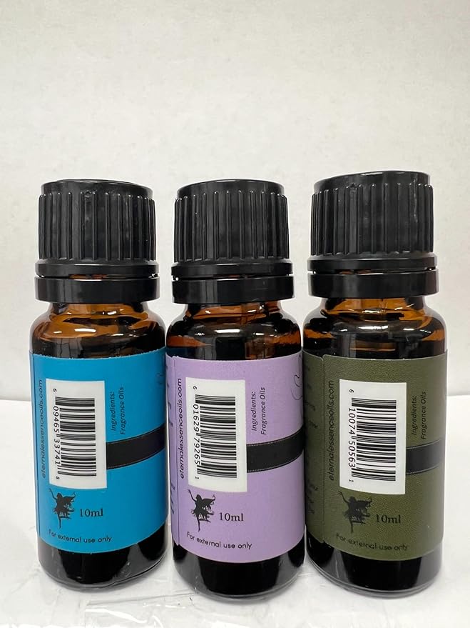 Trio (3) - Eucalyptus, Lavender Chamomile & Frankincense - Premium Fragrance Oil Trio - 10ML
