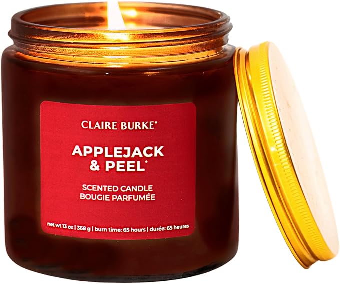 Claire Burke Apple Jack and Peel Fall Scented Candle, 13 oz