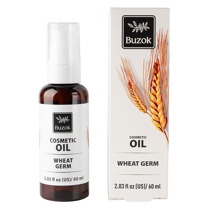 Cosmetic Carrier Oil Collection – Natural Plant Oils for Skin Care, Massage & DIY Beauty Use – Multiple Oils Available – For External Cosmetic Use (Wheat Germ)