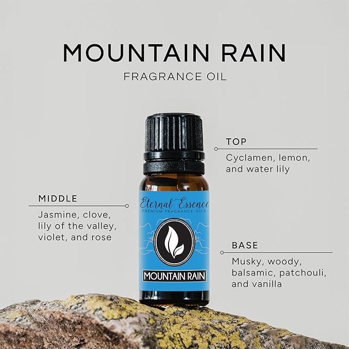 Mountain Rain Premium Grade Fragrance Oil - 10ml - Scented Oil