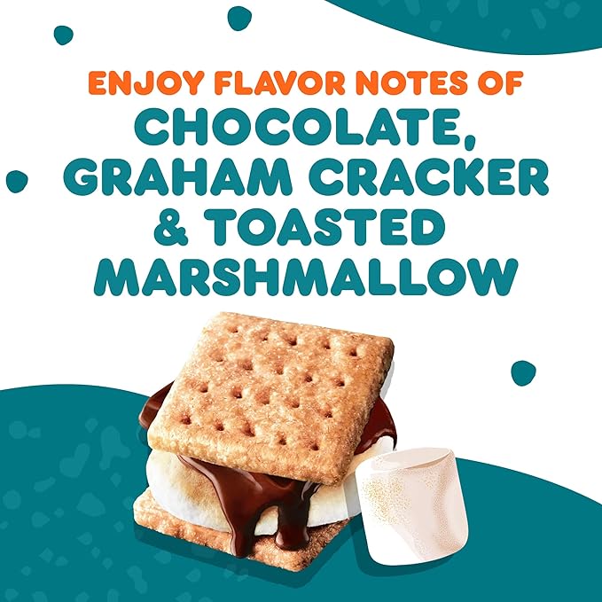 Dunkin’ Medium Roast S’mores Flavored Coffee, 60 Keurig K-Cup Pods