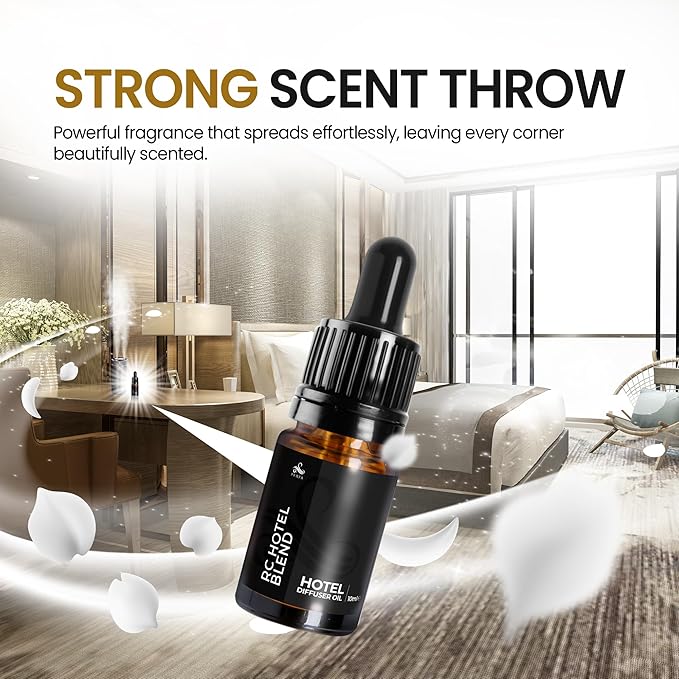 RC Blend Scent Diffuser Oil | Luxury Hotel-Inspired Fragrance | Candle Making Oil | Versatile and Mess-Free | Long-Lasting Essential Oils for Humidifiers, Spa, Home, and Office | by Perfa