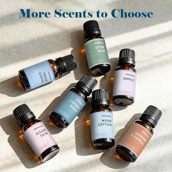 AmaKane Simply Essential Oil 30ml, Clean Fragrance Oil for Candle Soap Making, Premium Diffuser Oil for Home, Long-Lasting Aromatherapy Oil for Laundry