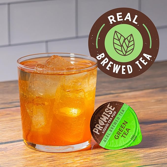 Promise Tea by Java House - Cold-Brewed Tea Concentrate Pods - Ethically Sourced - Green Tea - Pack of 12
