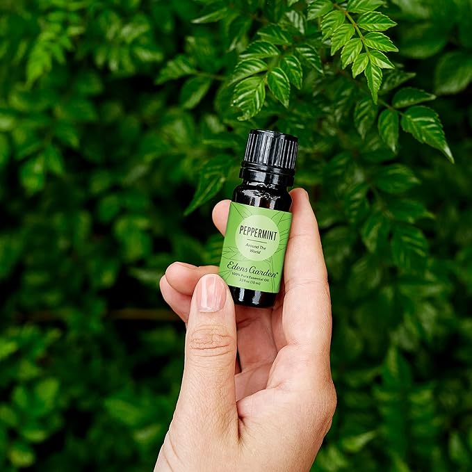 Edens Garden Peppermint Around The World Essential Oil- 100% Pure Premium Grade, Undiluted, Natural, Therapeutic, Aromatherapy, The Best for Diffuser, Candle, Laundry, Humidifiers 118 ml (4 fl oz)