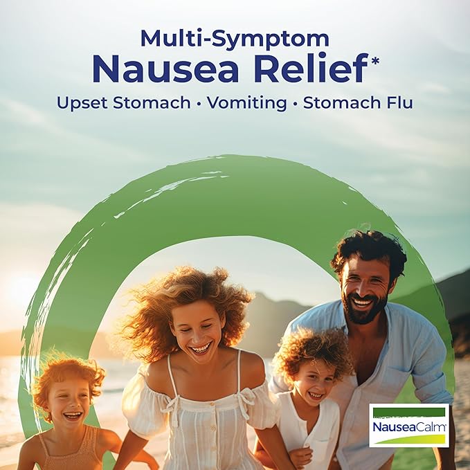 Boiron NauseaCalm Tabs - 100 Count - Relief for Upset Stomach, Nausea, and Vomiting Due to Stomach Flu, Overindulgence, or Motion Sickness - Non-Drowsy Nausea Calm Meltaway Tablets
