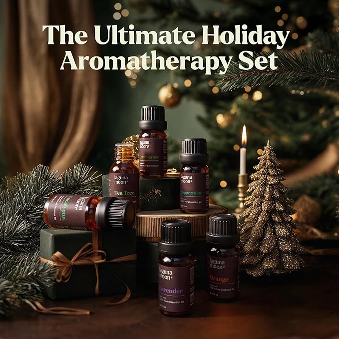 Essential Oils Set - 16 Pcs Premium Grade Home Essentials Oils - for Diffusers, Fragrance, Scents for Candle Making - Natural Aromatherapy Oils for Cars & Home Products, Room Sprays