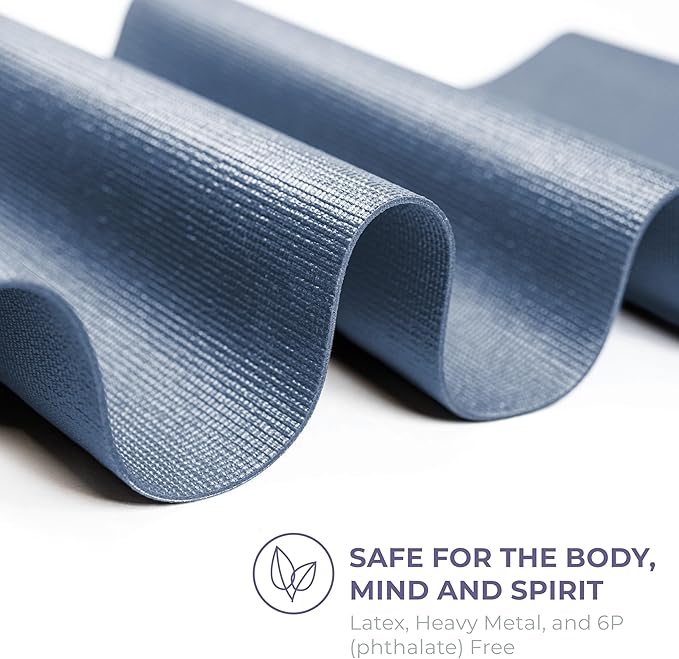 Sunshine Yoga Voyage Yoga Mat, 6 Pack, 72" x 24" Professional Studio and Gym Bulk Yoga Mats, 5mm Thick, Durable, Anti-Tear, Non Slip Fitness and Exercise Mats