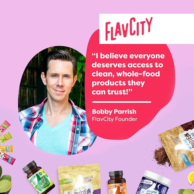 FlavCity Immunity Tea Powder - Vitamin C, Zinc, & Elderberry Herbal Tea for Immune Support - Non GMO & Sugar Free (30 Servings)