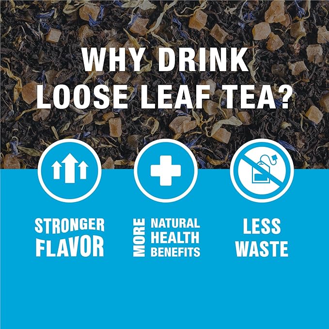 Tiesta Tea - Passion Berry Jolt, Loose Leaf, Raspberry Passion Fruit Black Tea, Premium Caffeinated Blend, Make Hot or Iced & Brews Up to 50 Cups, 4oz Refillable Tin