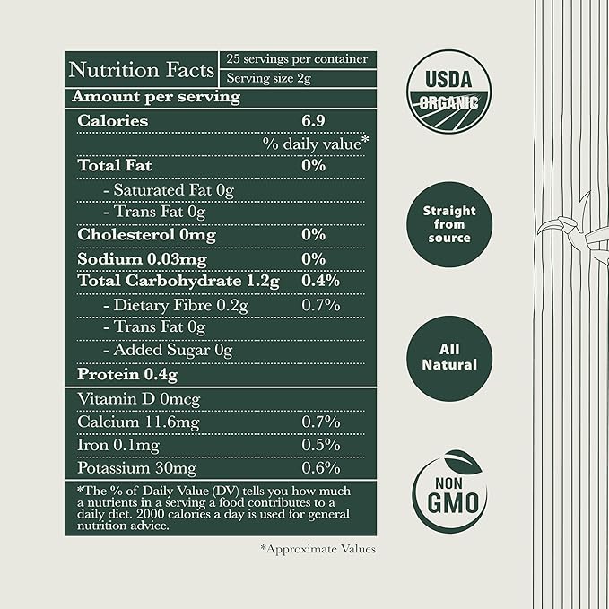 Luxmi Estates - Minty Mile - Organic Chamomile Mint Tea - Loose Leaf - 50g (25 Cups) | With Chamomile, Lemongrass, Spearmint and Peppermint | Low Caffeine Chamomile Tea | Best for Night Time