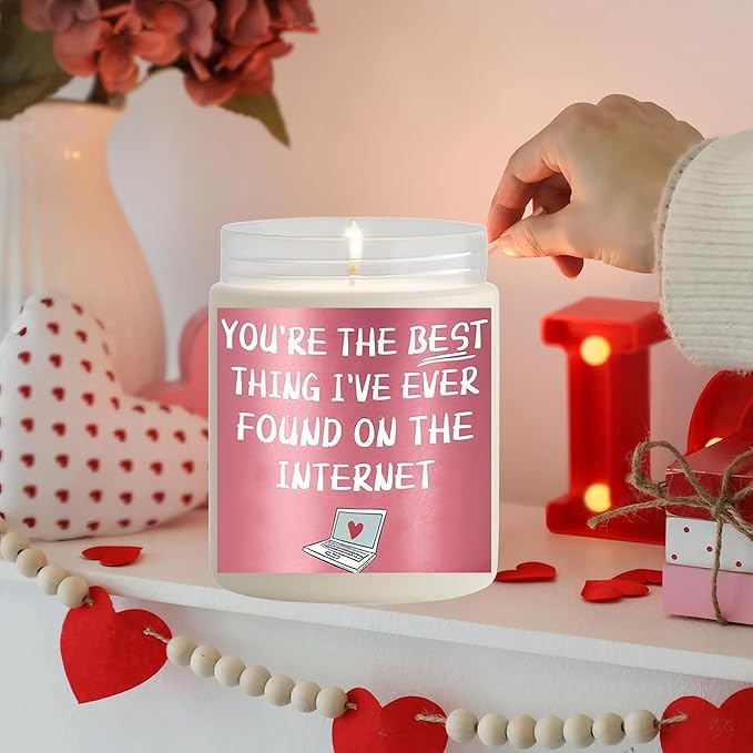 Valentines Day Gifts for Her,Christmas Stocking Stuffers,Birthday Gifts,Scented Candles Friendship Gifts for Women,Funny Romantic Naughty Gifts for Her Funny Gifts Ideas for Girlfriend