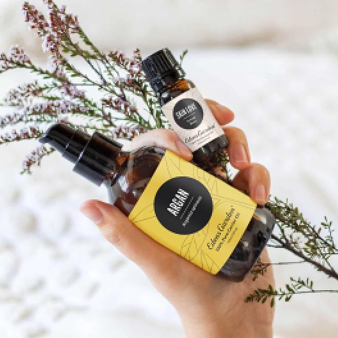 Edens Garden Argan Carrier Oil- 100% Pure Premium Cold Pressed & Hexane Free, Natural Moisturizer for Body, Face, Skin, Scalpt, Hair & Nail Care, Diluting Essential Oils & Massage 118 ml (4 fl oz)