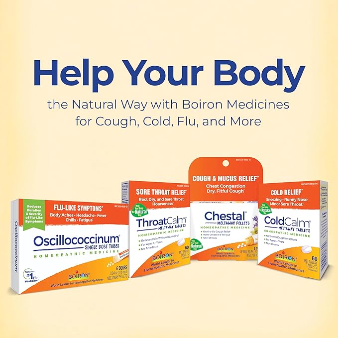 Boiron Chestal Adult Cold and Cough Syrup for Nasal and Chest Congestion, Runny Nose, and Sore Throat Relief - 6.7 Fl oz
