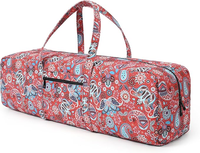 Boulder Bee | Yoga Mat Bag | Large Yoga Mat Carrier with Wet Pocket | Yoga Gifts | Gym Tote Bag for Women