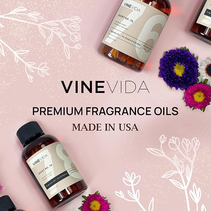 VINEVIDA Scent NO. 3510 Fragrance Oil - 120mL (4oz) - Inspired by: Bloom (Women) Fragrance Oil for Candle Making - Made in USA Candle Scents Scents for Soap Making