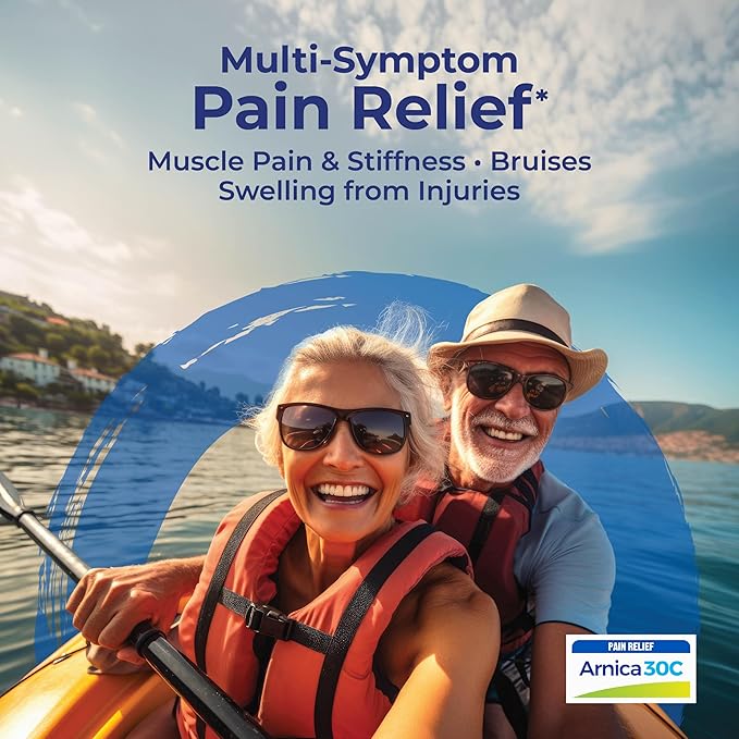 Boiron Arnica Montana 30C for Muscle Pain, Stiffness, Swelling from Injuries & Bruises - 80 Pellets