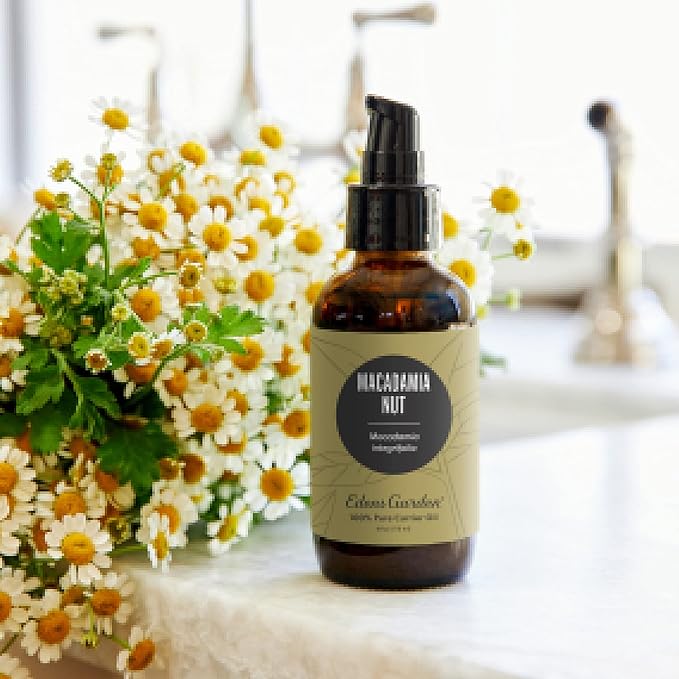 Edens Garden Macadamia Carrier Oil- 100% Pure Premium Cold Pressed & Hexane Free, Natural Moisturizer For Face, Skin, Body, Hair & Nails- Great For Diluting Essential Oils & DIY Soaps 118 ml (4 fl oz)