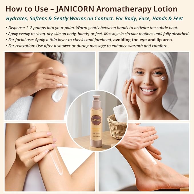Forest Rose Aromatherapy Body & Massage Lotion – Essential Oil Lotion with a Fresh Woody-Floral Aroma, Lightweight Hydrating Moisture, 3.4 fl oz / 100 ml