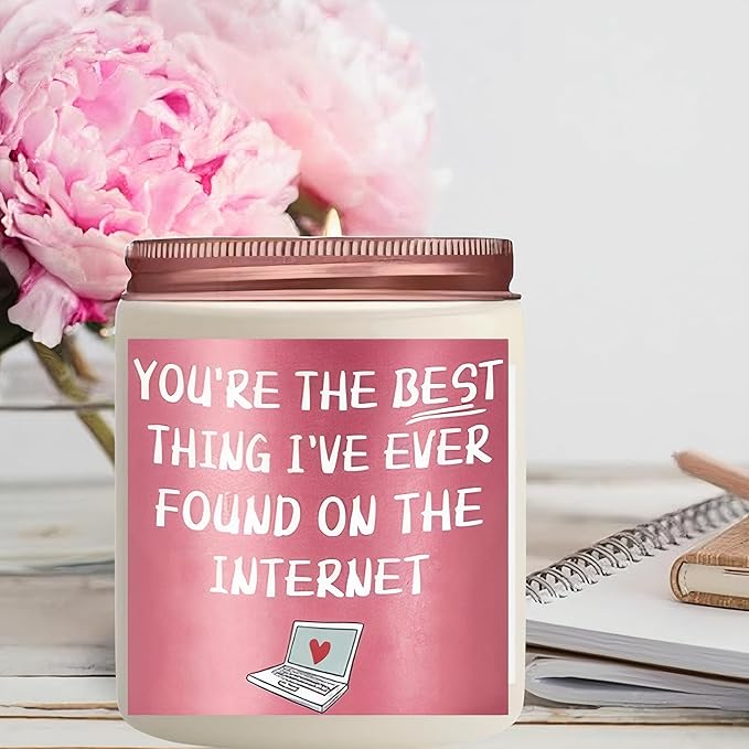 Valentines Day Gifts for Her,Christmas Stocking Stuffers,Birthday Gifts,Scented Candles Friendship Gifts for Women,Funny Romantic Naughty Gifts for Her Funny Gifts Ideas for Girlfriend