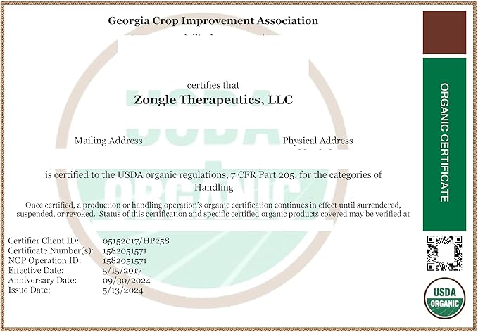 Organic, Cardamom Essential Oil, Food Grade – 100% Pure, Cardamom Oil, by Zongle Therapeutics, 15 ML