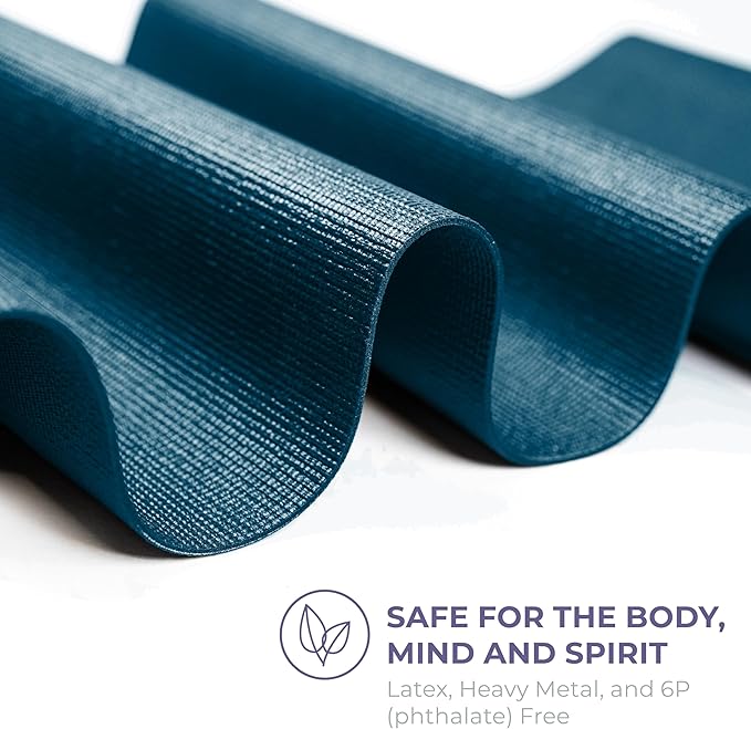 Sunshine Yoga Voyage Yoga Mat, 6 Pack, 72" x 24" Professional Studio and Gym Bulk Yoga Mats, 5mm Thick, Durable, Anti-Tear, Non Slip Fitness and Exercise Mats