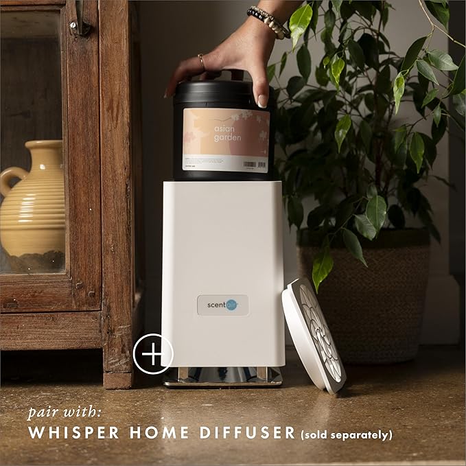 ScentAir Whisper Home Monthly Plug-in Refill, Fragrance Cartridge for Home and Office, Asian Garden