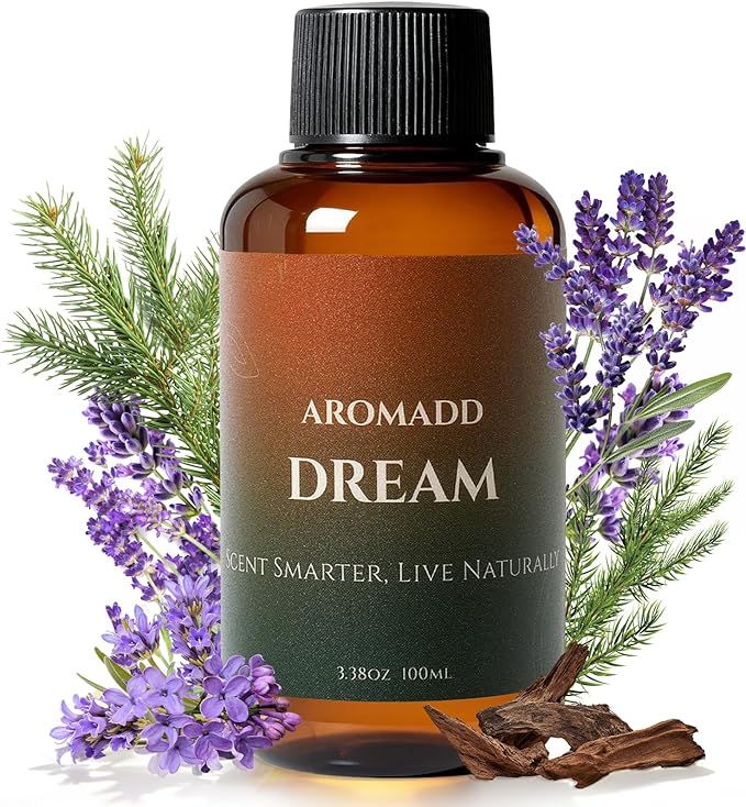 AROMADD Dream Diffuser Oil Inspired by Luxury Hotel Scent 3.38 Fl Oz (100ml), Aroma Diffuser & Hotel Fragrance Diffuser Oil, Essential Oil Diffuser for Aromatherapy, Long-Lasting