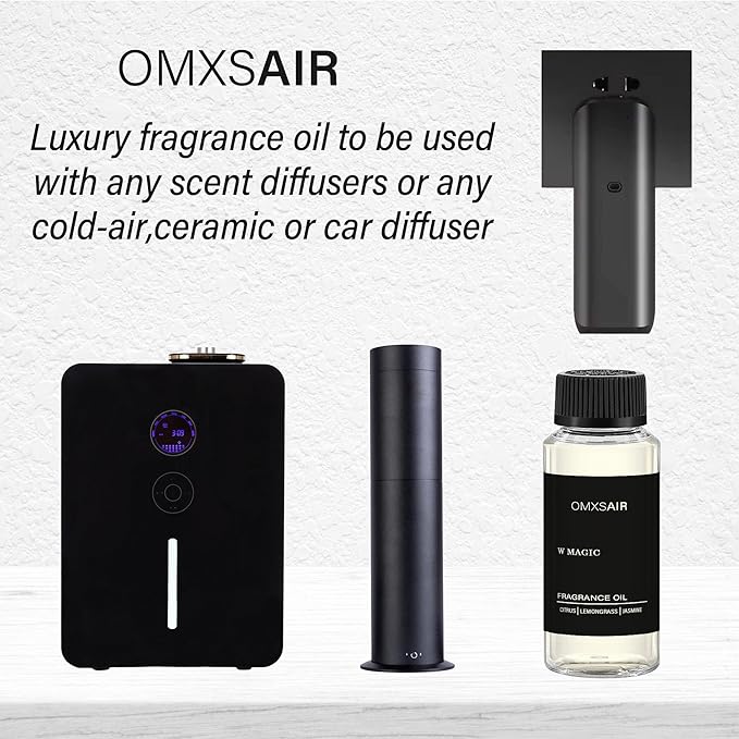 Hotel Diffuser Oil & Home Luxury Scents - W Magic Diffuser Oil 120ml - Inspired by W Hotel Citrus Bergamot,Jasmine - Aromatherapy Scent Diffuser Oil- Fragrance Essential Oils Blend for Diffuser