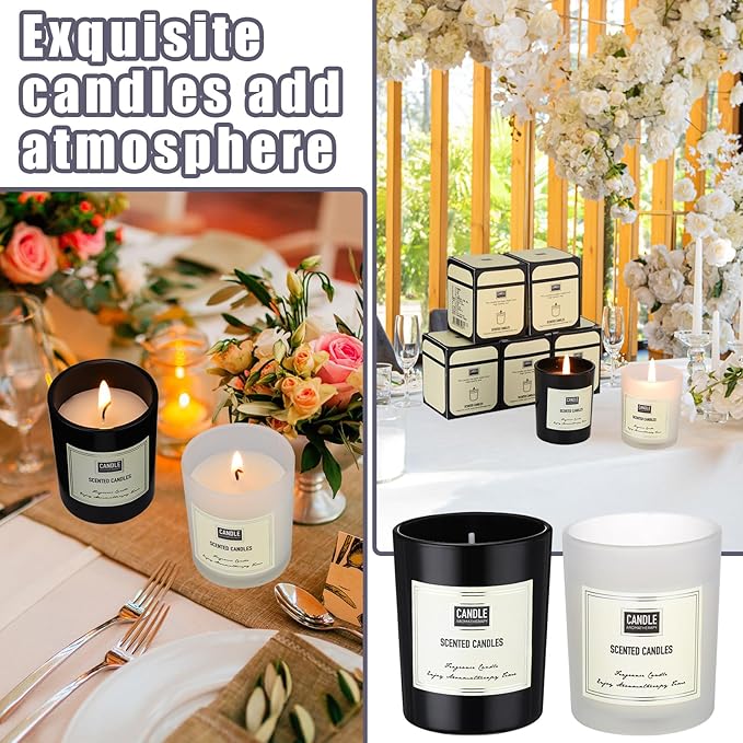 MTLEE 36 Pcs Scented Candles for Home Bulk Jar Candles Gift Set for Women Long Lasting Aromatherapy Candle for Birthday Teacher Thanksgiving Anniversary(Elegant Style)