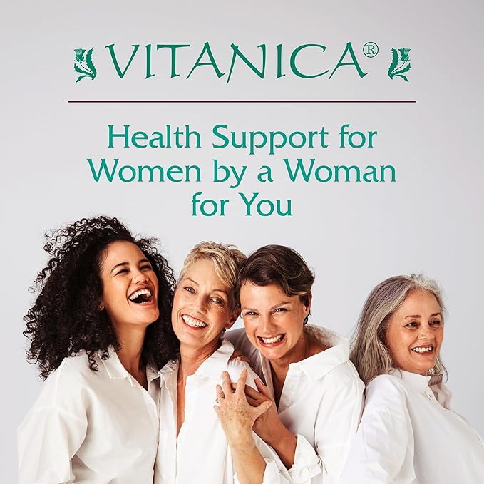 Vitanica Slow Flow, Menstrual Flow Support, Vegan, 60 Capsules
