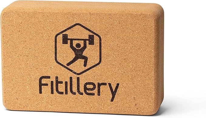 Fitillery Yoga Block, Resilient Material, Easy to Grip, Comfortable Edges - 2 PACK