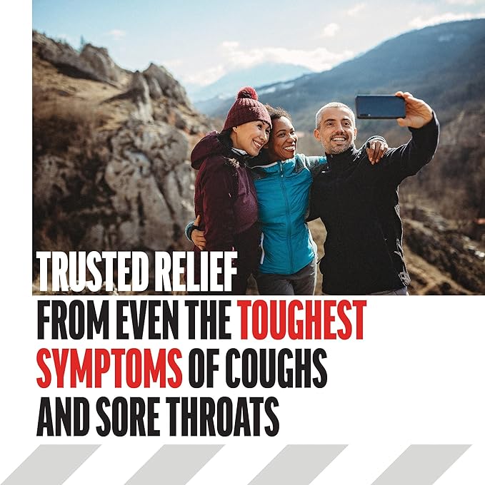 Fisherman's Friend Original Extra Strong Cough Lozenges (20 Drops x 24-Pack), 10mg Natural Menthol, Cooling Relief from Sore Throat, Persistent Cough & Everyday Irritation, Vegan & Gluten-Free