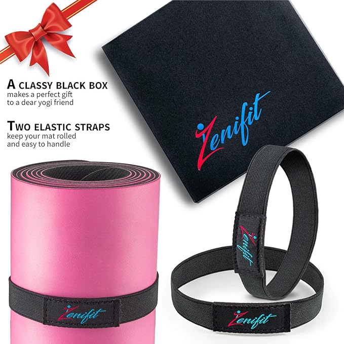 Zenifit Yoga Mat Bag – Versatile Yoga Bag with Mat Straps & Storage Pockets, Holds Yoga & Pilates Mats, Lightweight & Durable